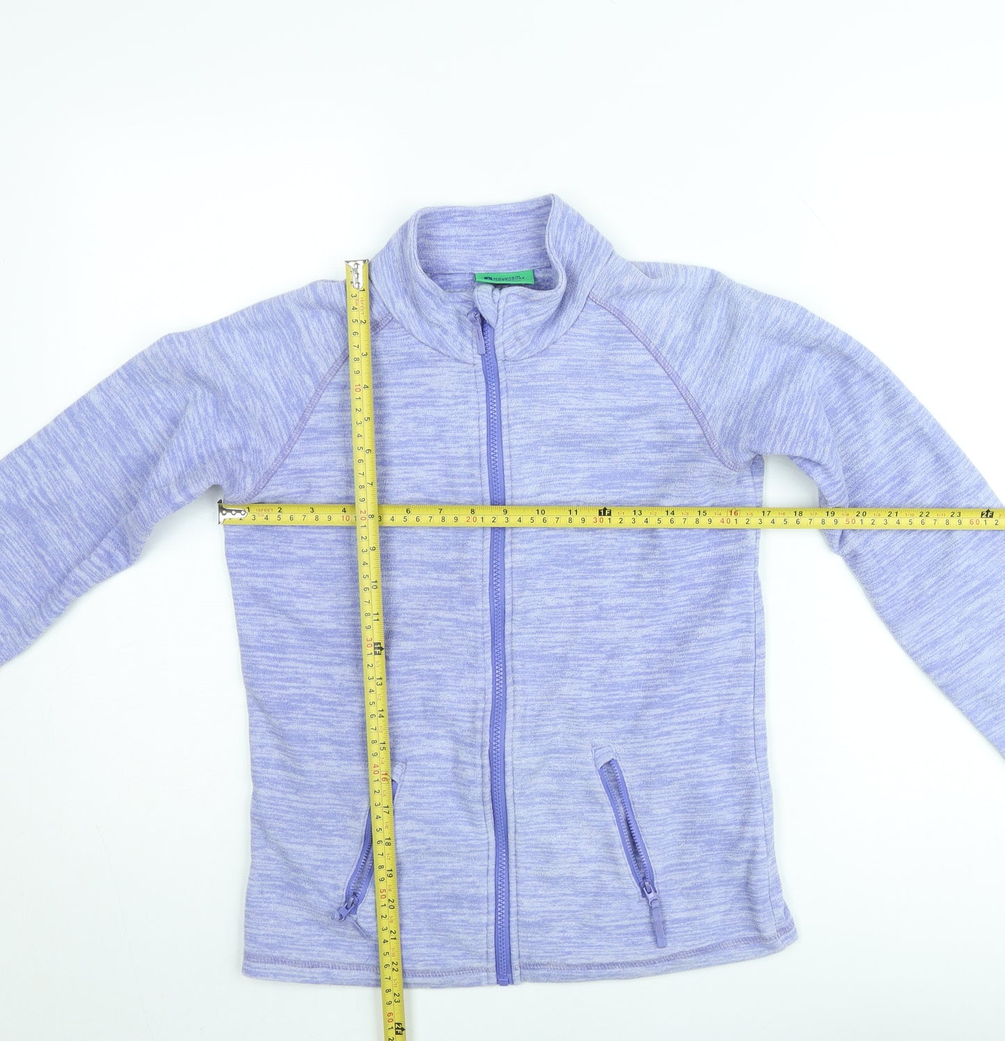 Mountain Warehouse Teens Purple Full Zip Hoodie Sweatshirt 11-12Y Fleece