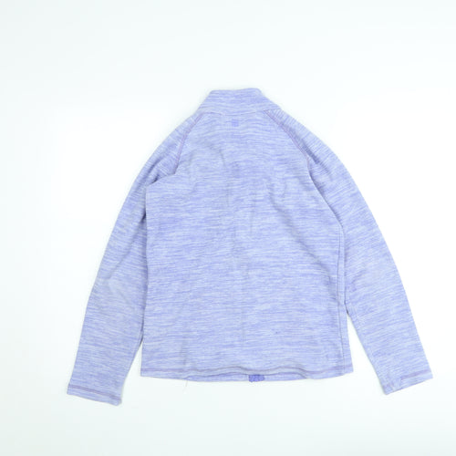 Mountain Warehouse Teens Purple Full Zip Hoodie Sweatshirt 11-12Y Fleece