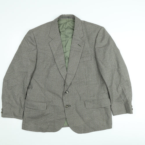 Marks and Spencer St Michael Men's Green Wool Blend Sport Coat 42 Short Classic Jacket