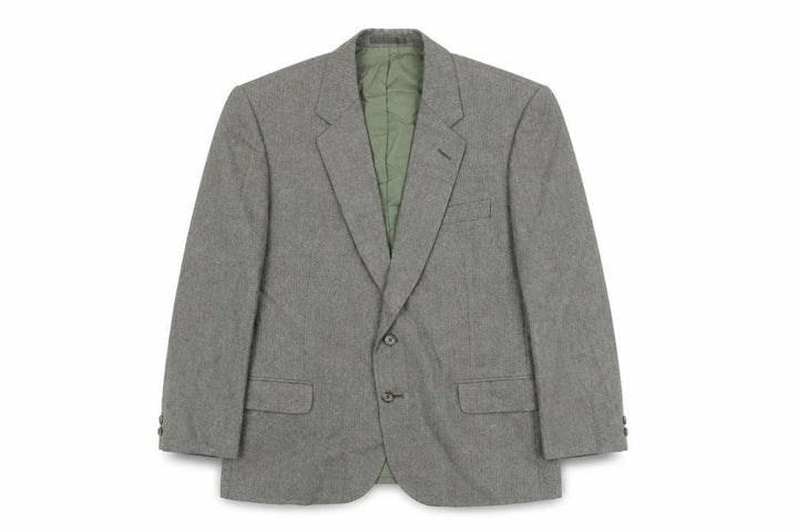 Marks & Spencer St Michael Men's Green Wool Blend Sport Coat 42 Short Classic Jacket