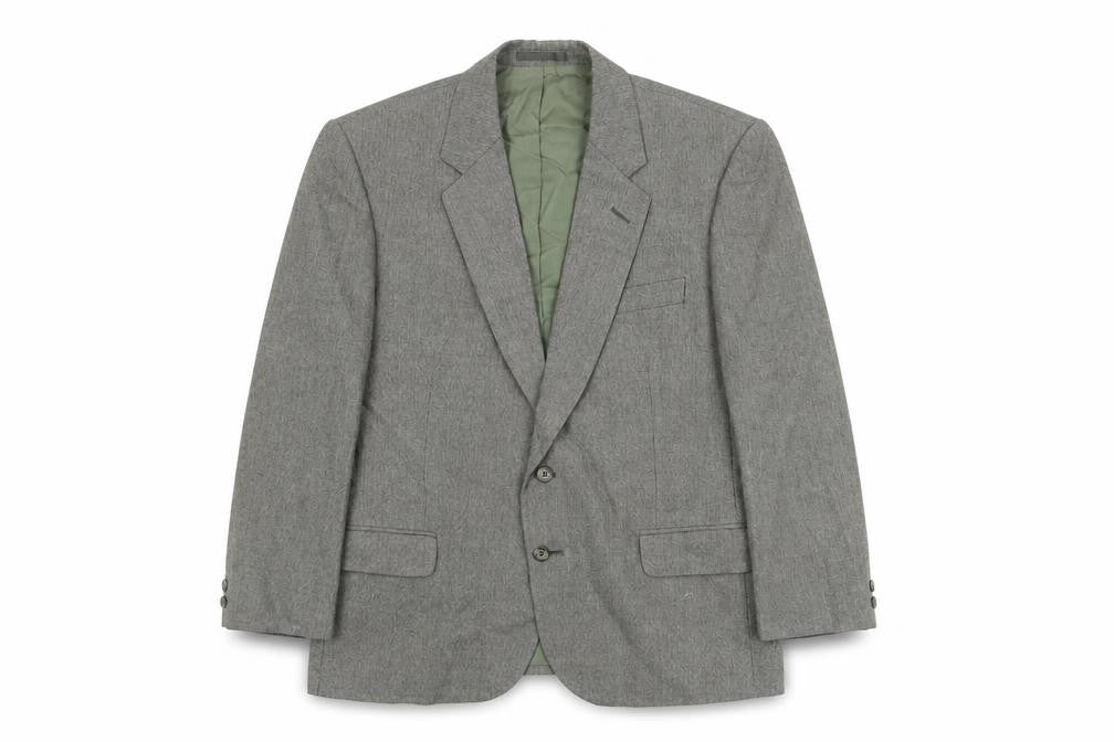 Marks and Spencer St Michael Men's Green Wool Blend Sport Coat 42 Short Classic Jacket