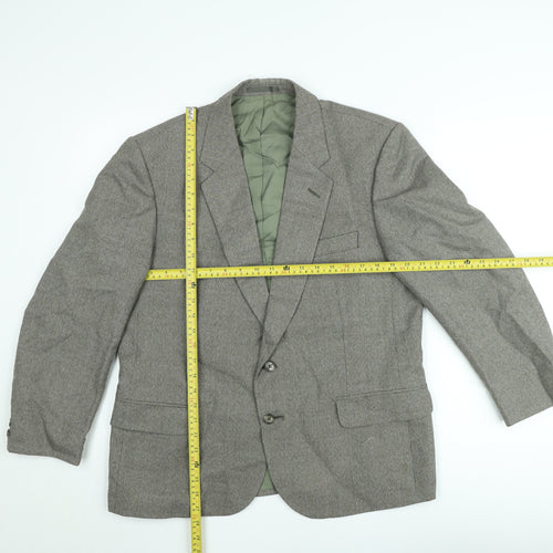 Marks and Spencer St Michael Men's Green Wool Blend Sport Coat 42 Short Classic Jacket