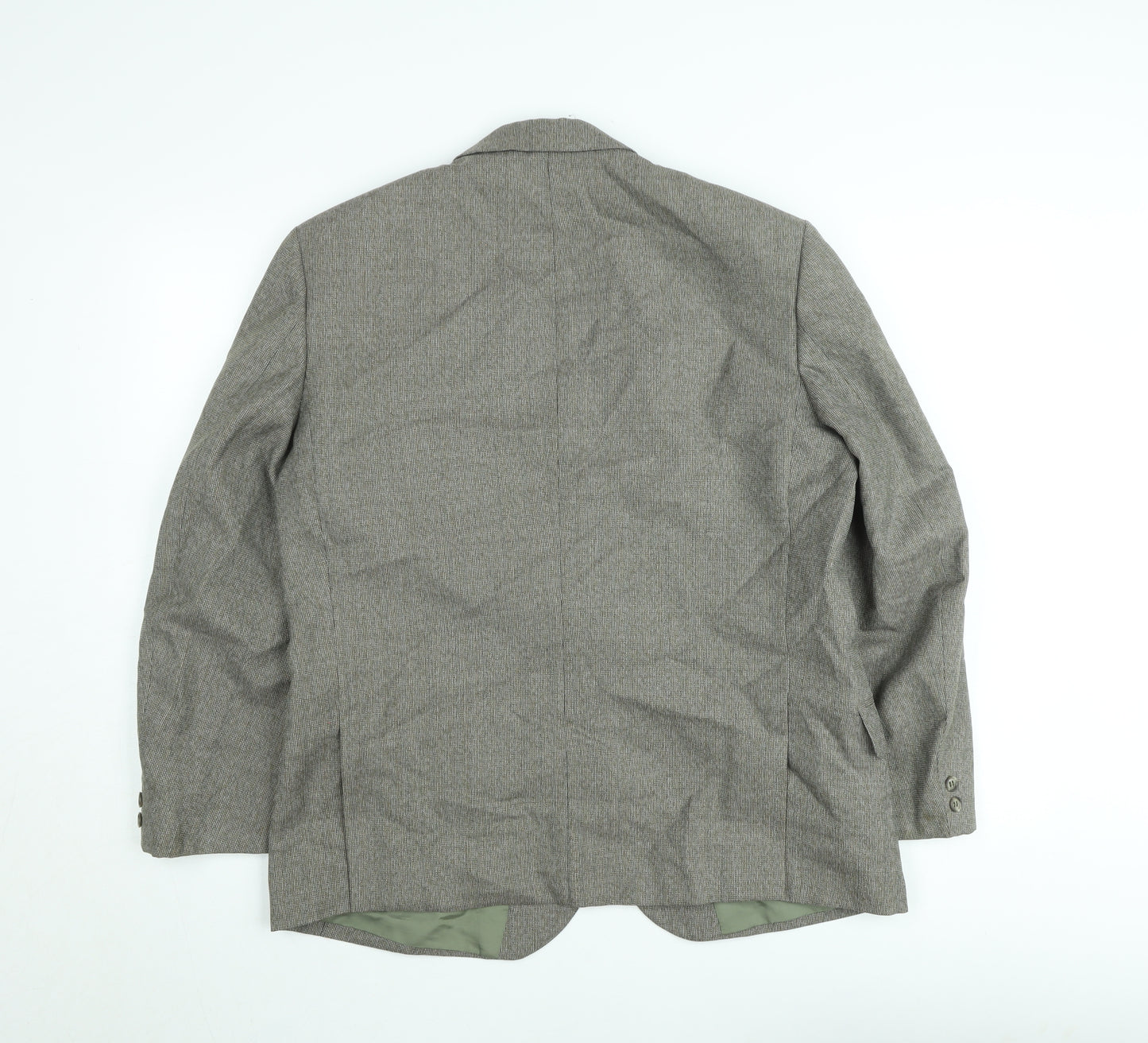 Marks and Spencer St Michael Men's Green Wool Blend Sport Coat 42 Short Classic Jacket