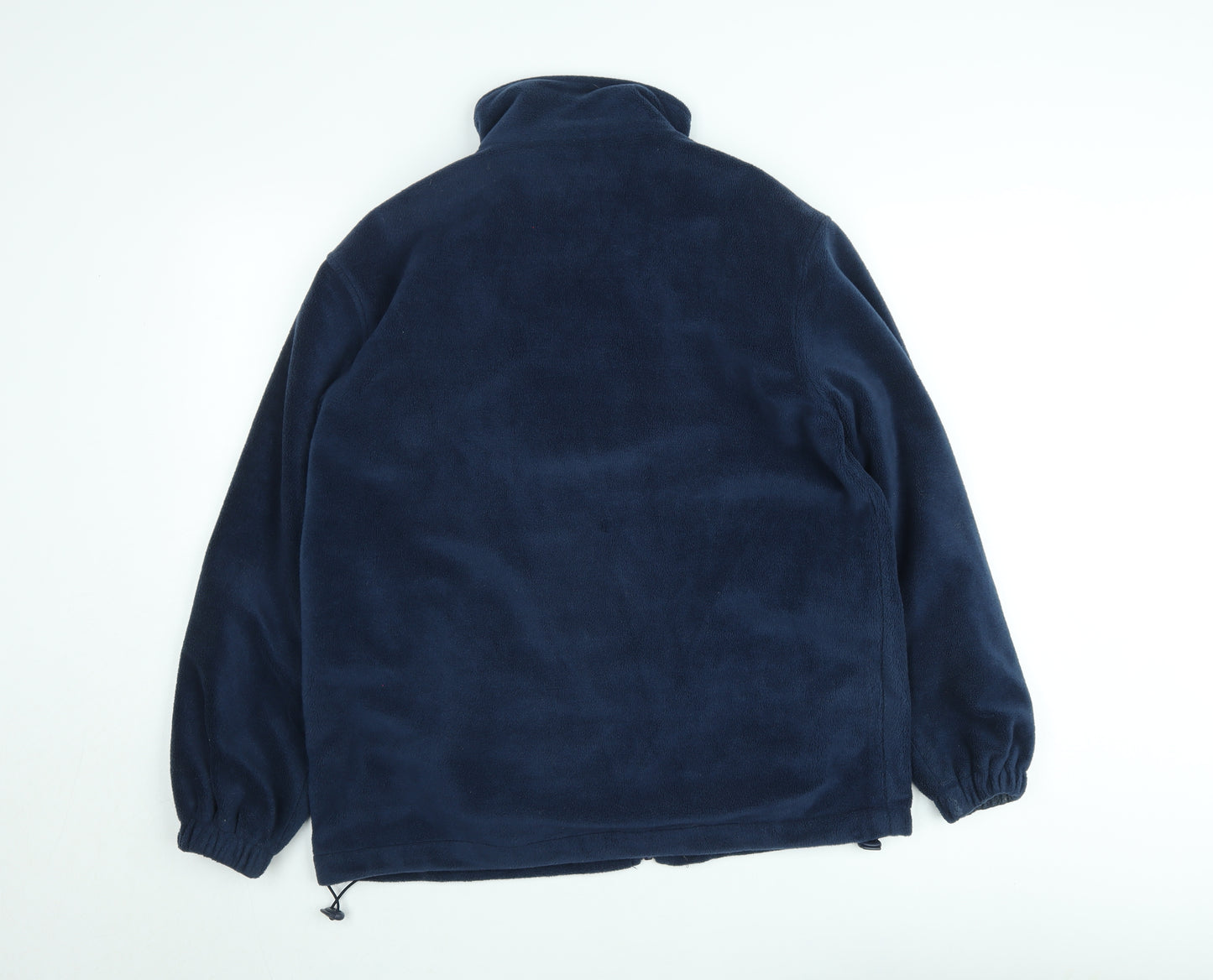 JBC Collection Mens Blue Fleece Full Zip Sweatshirt XL