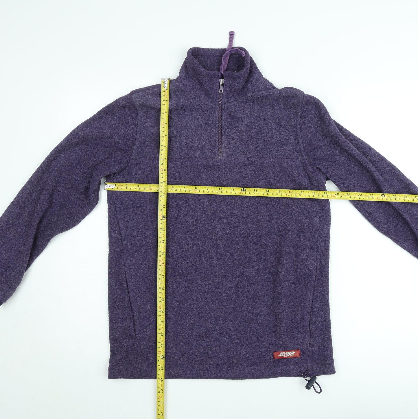 Joie de Vivre Women's Purple 1/2 Zip Fleece Sweatshirt Size M