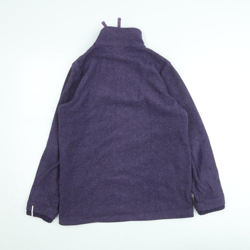 Joie de Vivre Women's Purple 1/2 Zip Fleece Sweatshirt Size M