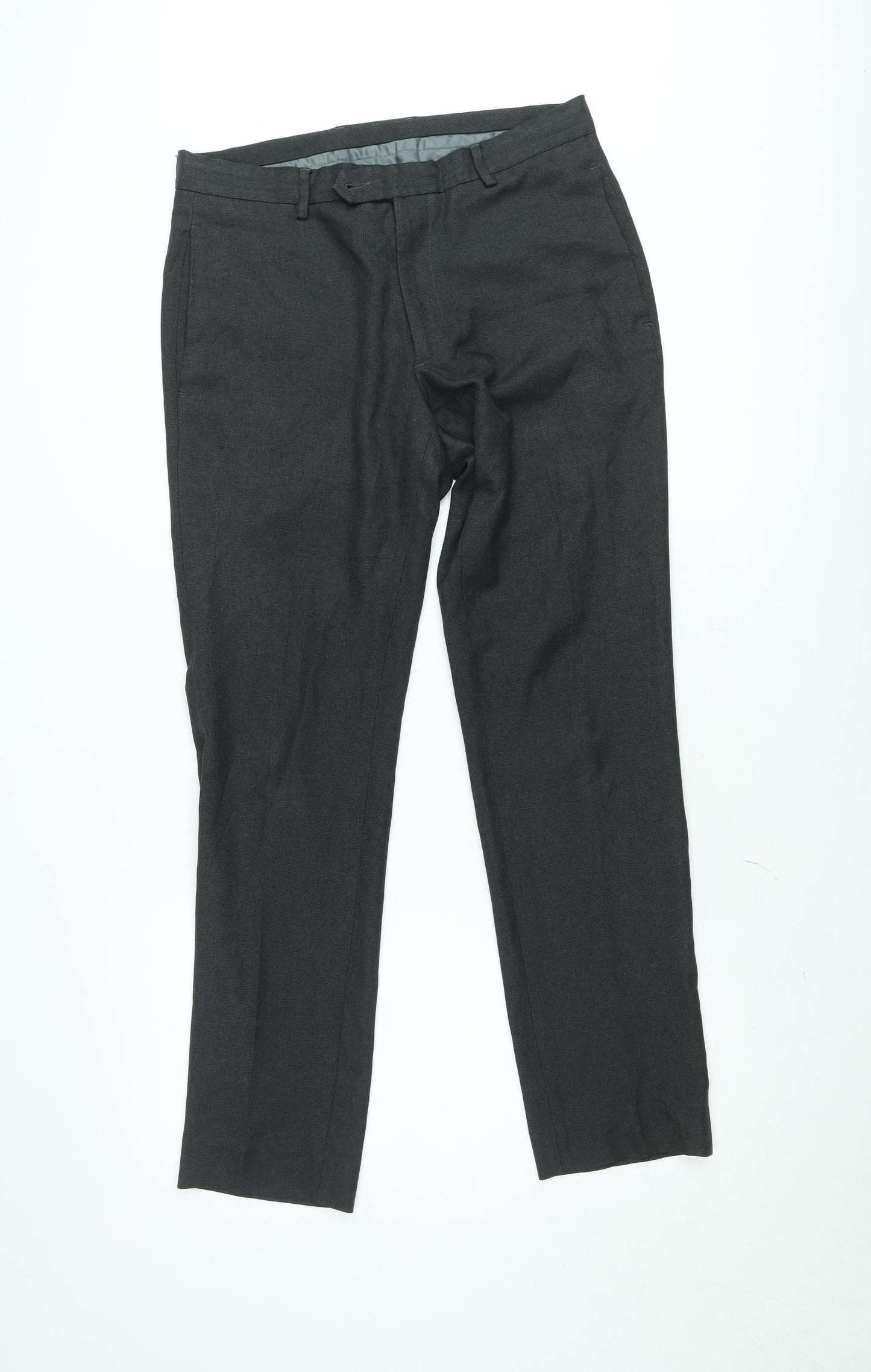 Evans Women’s Grey Plus Size 22 Straight Leg Trousers