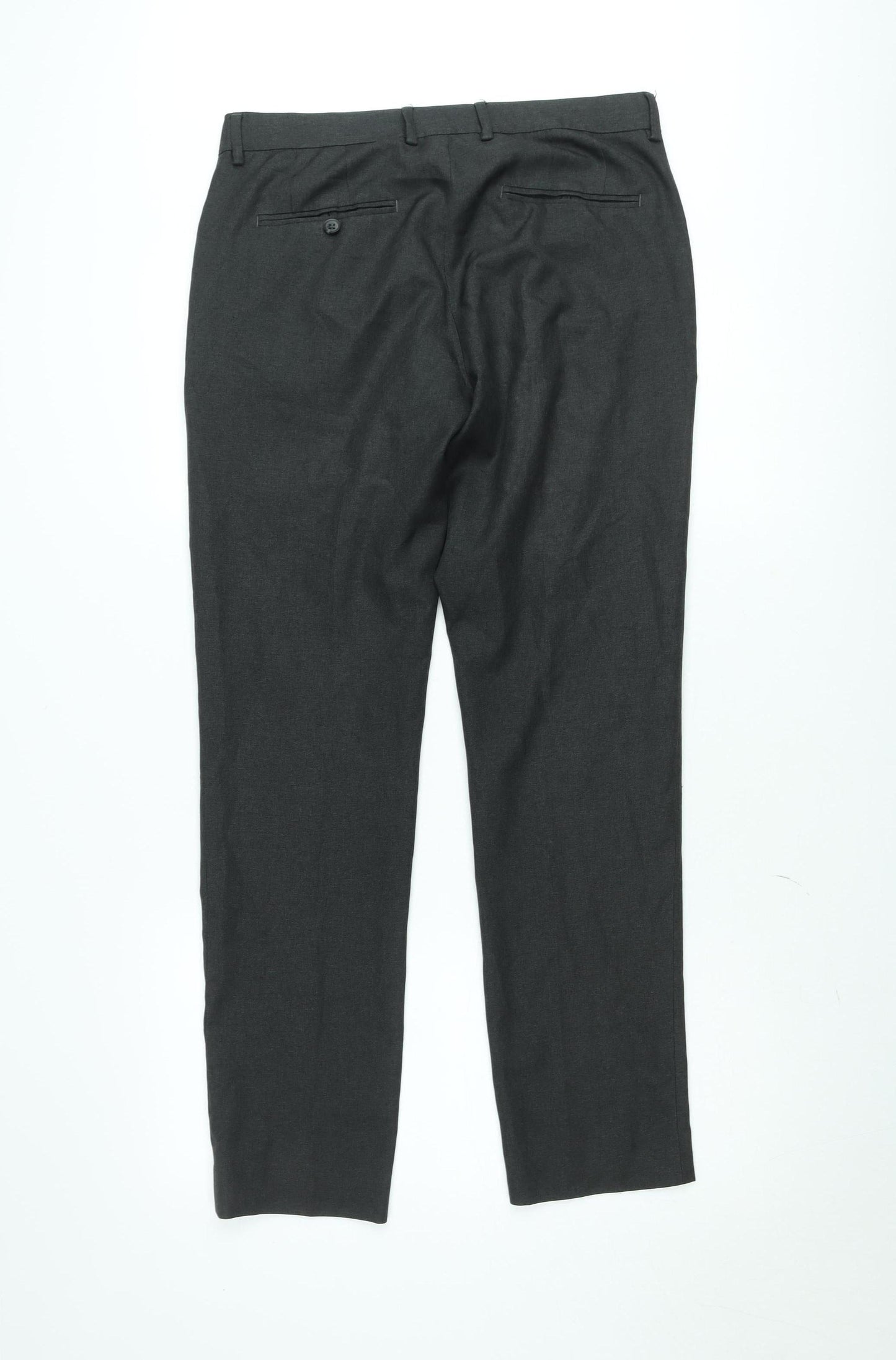 Evans Women’s Grey Plus Size 22 Straight Leg Trousers