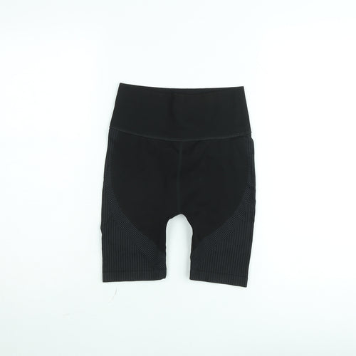 Puma Womens Black XS Compression Biker Activewear Shorts