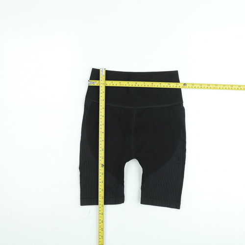 Puma Womens Black XS Compression Biker Activewear Shorts