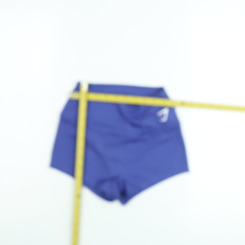 Gymshark Women's Blue Small High Waist Biker Shorts Activewear