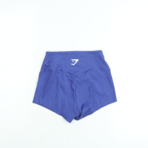 Gymshark Women's Blue Small High Waist Biker Shorts Activewear