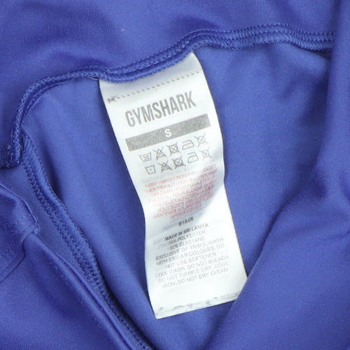 Gymshark Women's Blue Small High Waist Biker Shorts Activewear