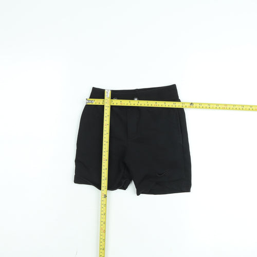 Nike Boys Black Athletic Shorts Size 8 Years Sportswear Elastic Waist