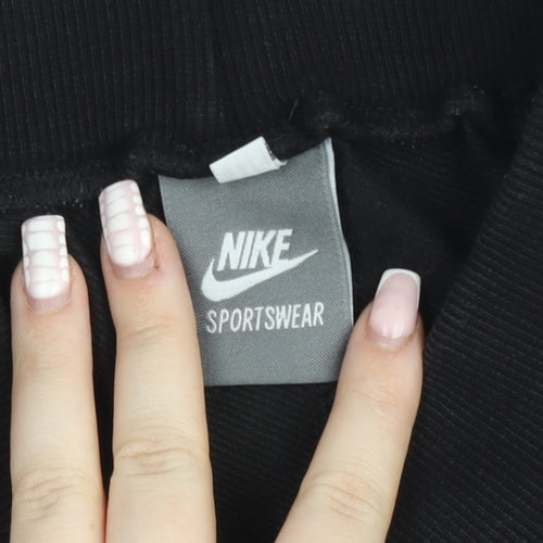 Nike Boys Black Athletic Shorts Size 8 Years Sportswear Elastic Waist