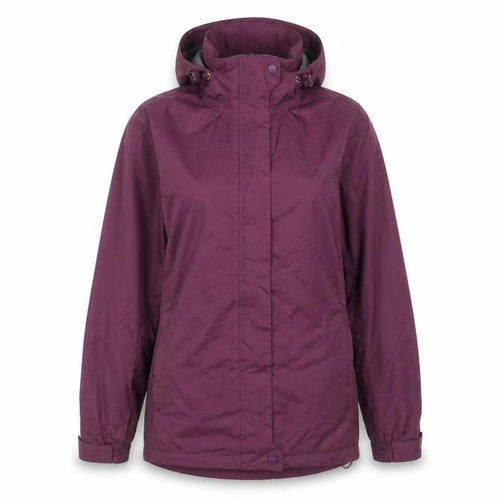 Hi Gear Womens Purple Hooded Waterproof Rain Jacket Size 10