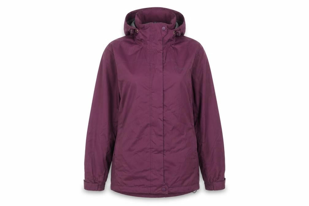 Hi Gear Womens Purple Hooded Waterproof Rain Jacket Size 10