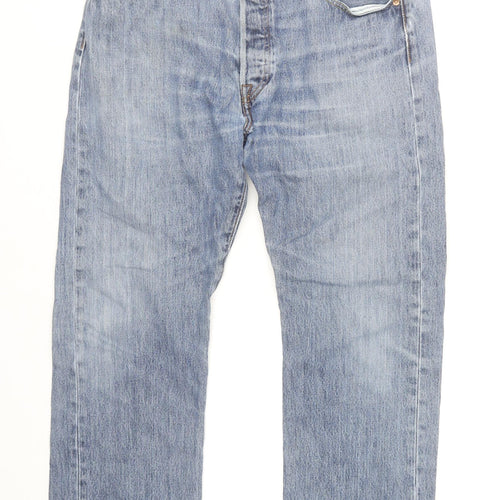 Levi’s 501 Men’s Blue Straight Leg Jeans W36 L30 Classic Denim