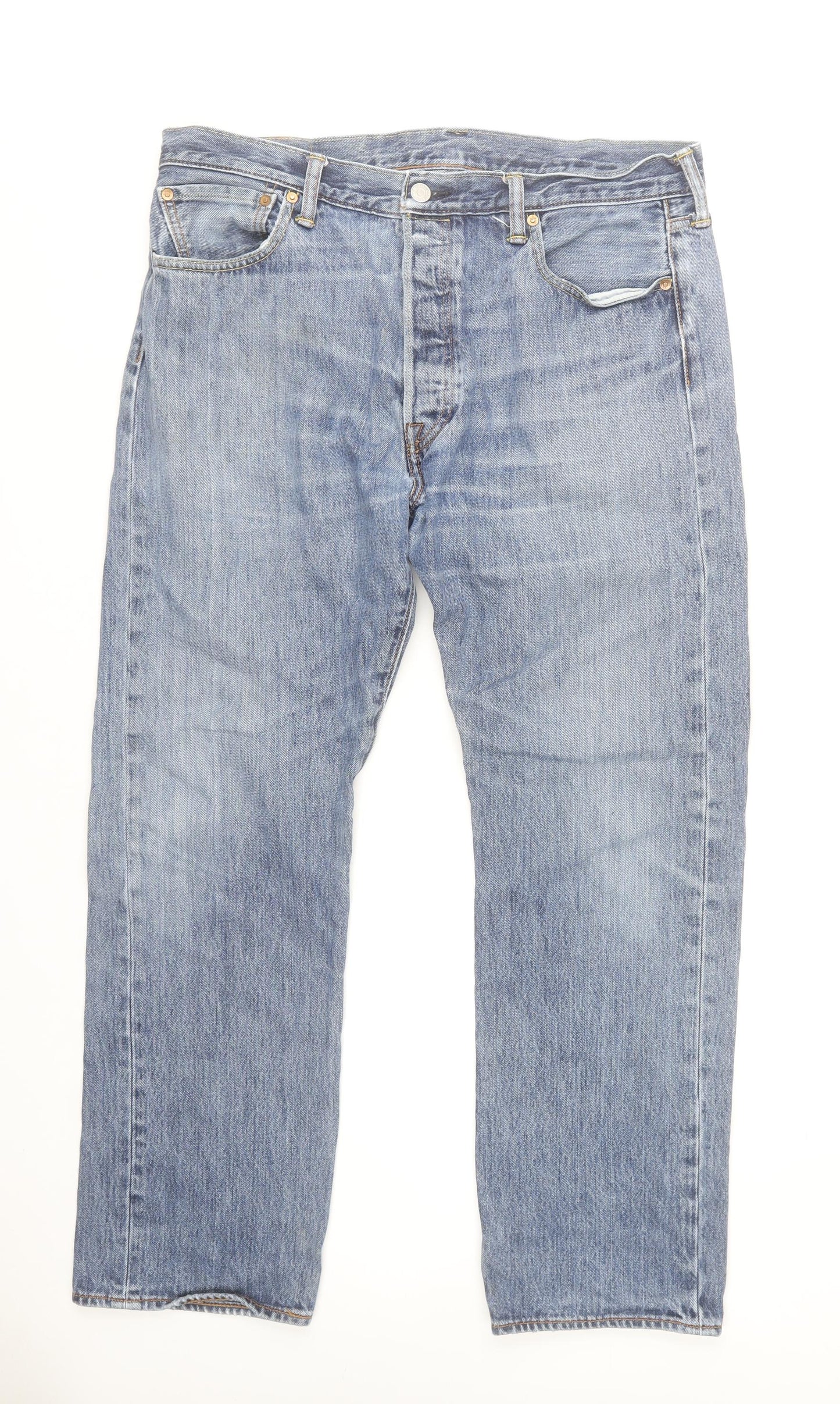 Levi’s 501 Men’s Blue Straight Leg Jeans W36 L30 Classic Denim