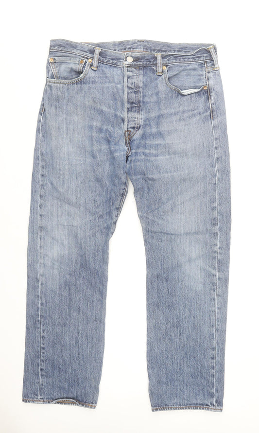 Levi’s 501 Men’s Blue Straight Leg Jeans W36 L30 Classic Denim