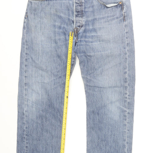 Levi’s 501 Men’s Blue Straight Leg Jeans W36 L30 Classic Denim