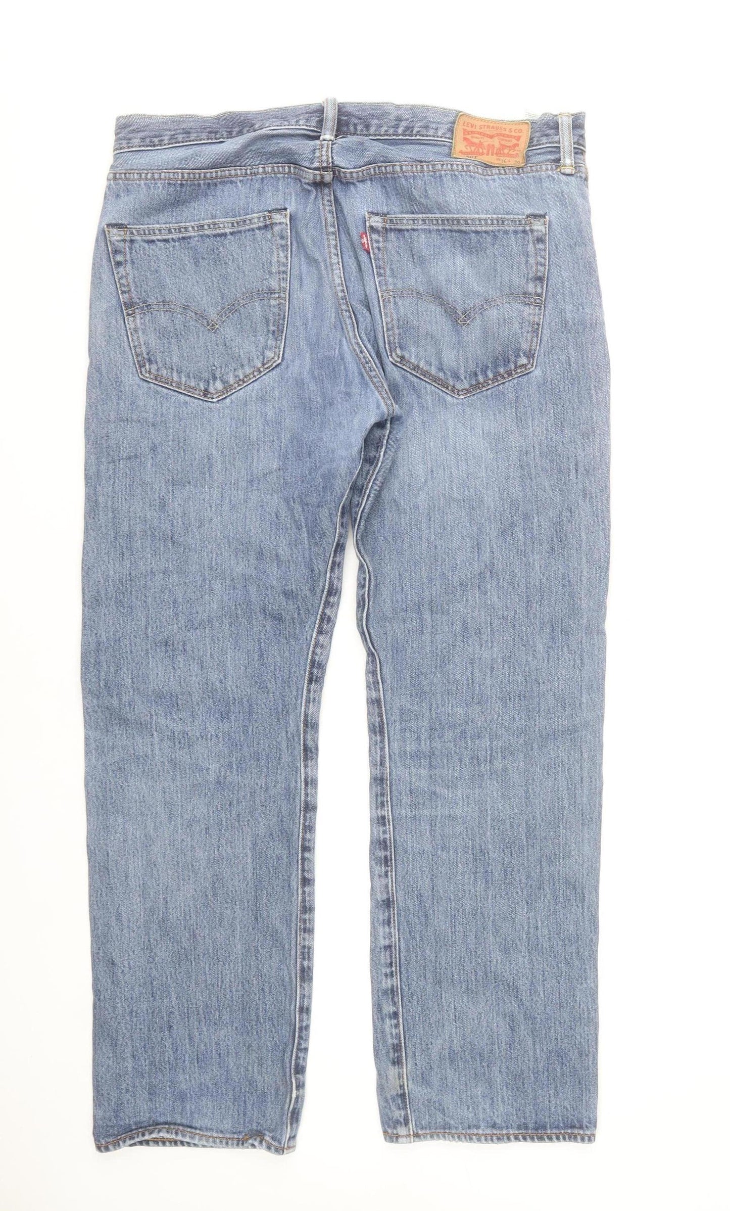 Levi’s 501 Men’s Blue Straight Leg Jeans W36 L30 Classic Denim