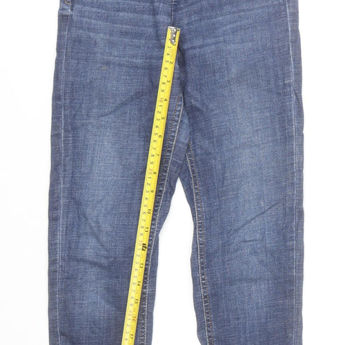 Stradivarius Womens Blue Skinny Jeans Size 6 Slim Fit Denim