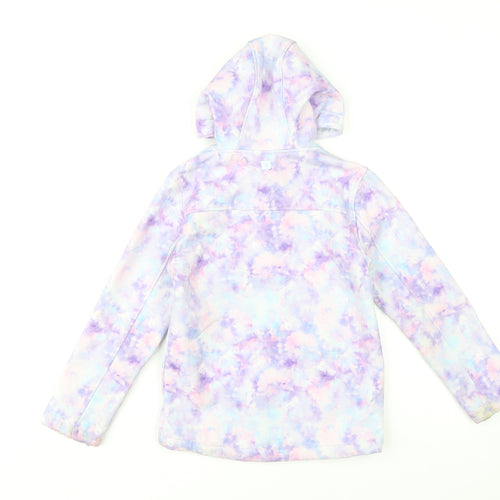 Mountain Warehouse Girls Pastel Tie Dye Soft Shell Hooded Jacket 7-8 Years