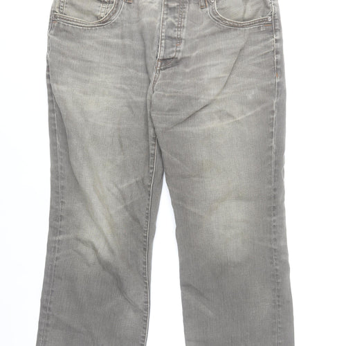 RJR John Rocha Men's Grey Straight Leg Jeans 38W 30L Cotton Denim