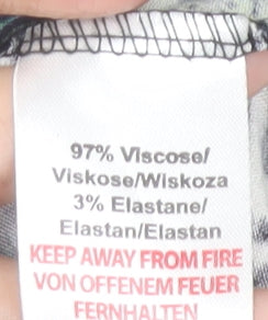 Aphorism Women's Multicoloured Wrap Blouse Size 12 Viscose Top