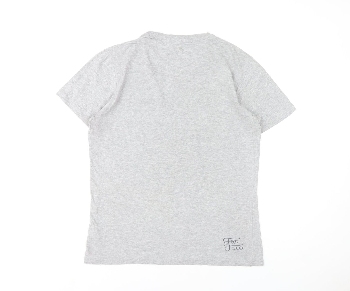 Fat Face Men's Grey Short Sleeve Pyjama Top M Nightwear