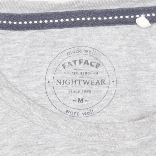 Fat Face Men's Grey Short Sleeve Pyjama Top M Nightwear