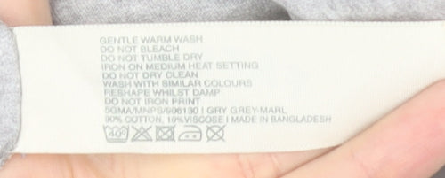 Fat Face Men's Grey Short Sleeve Pyjama Top M Nightwear