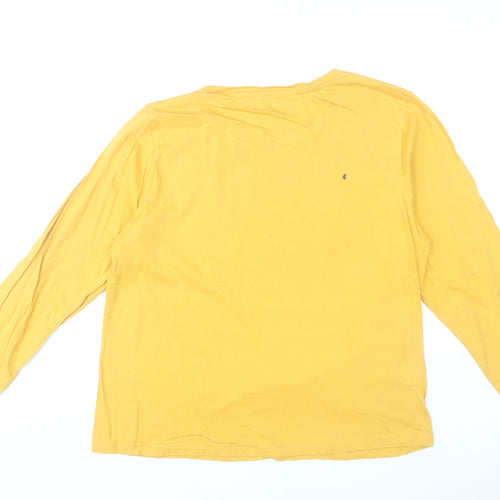 Disney Winnie the Pooh Yellow Women’s Long Sleeve Pyjama Top Size 12-14
