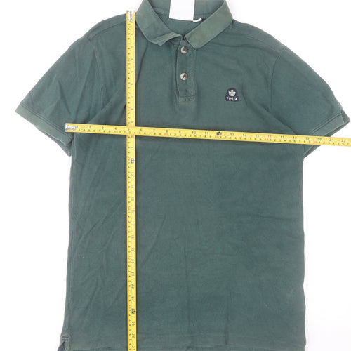 TOG24 Men’s Green Short Sleeve Cotton Polo Shirt Size M