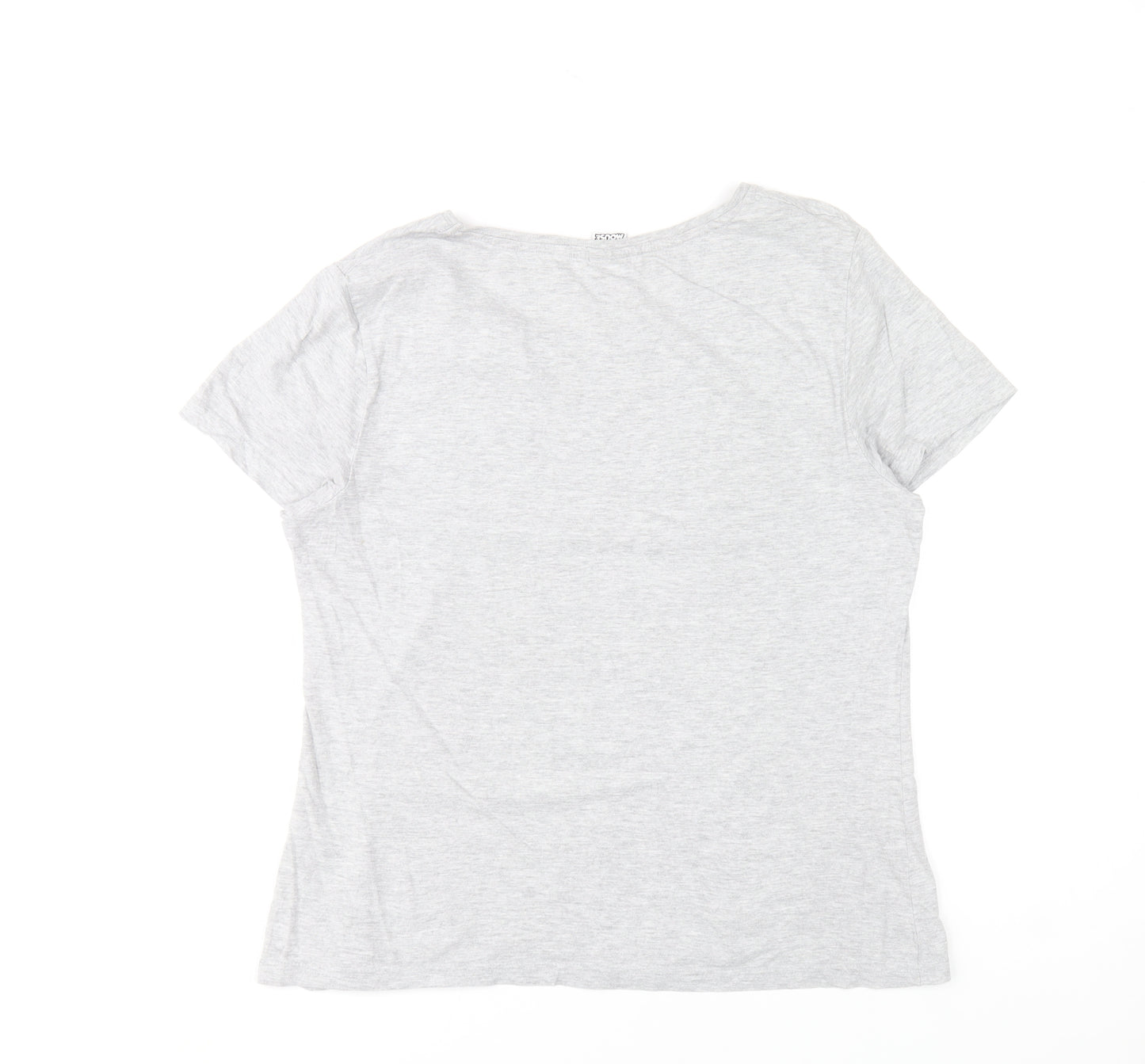 Disney Women’s Grey Minnie Mouse Pyjama Top T-Shirt L