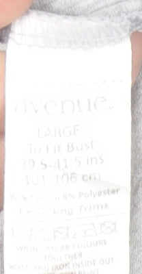 Disney Women’s Grey Minnie Mouse Pyjama Top T-Shirt L