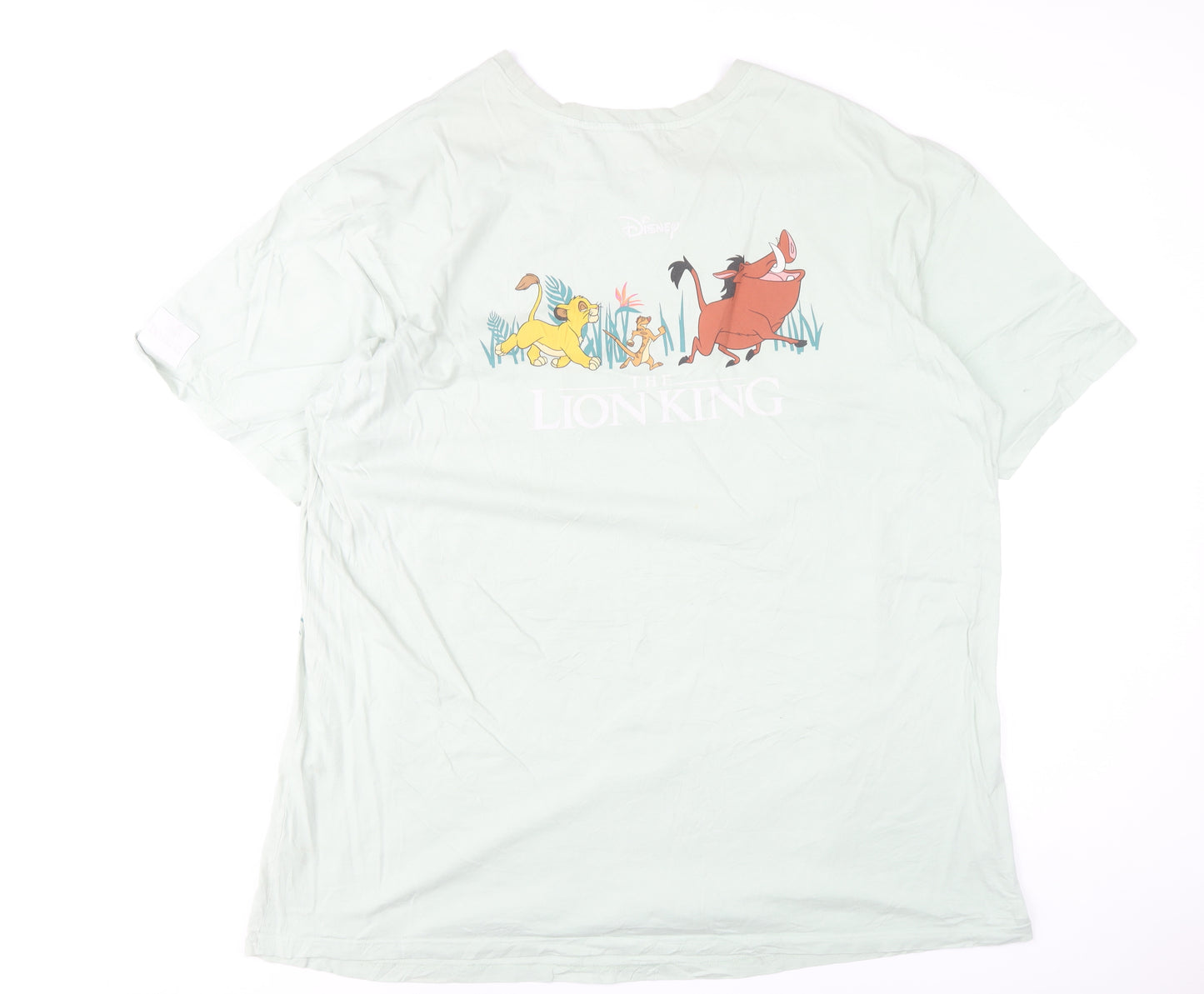 Primark Disney Lion King Mint Green Womens 2XL Nightshirt 100% Cotton