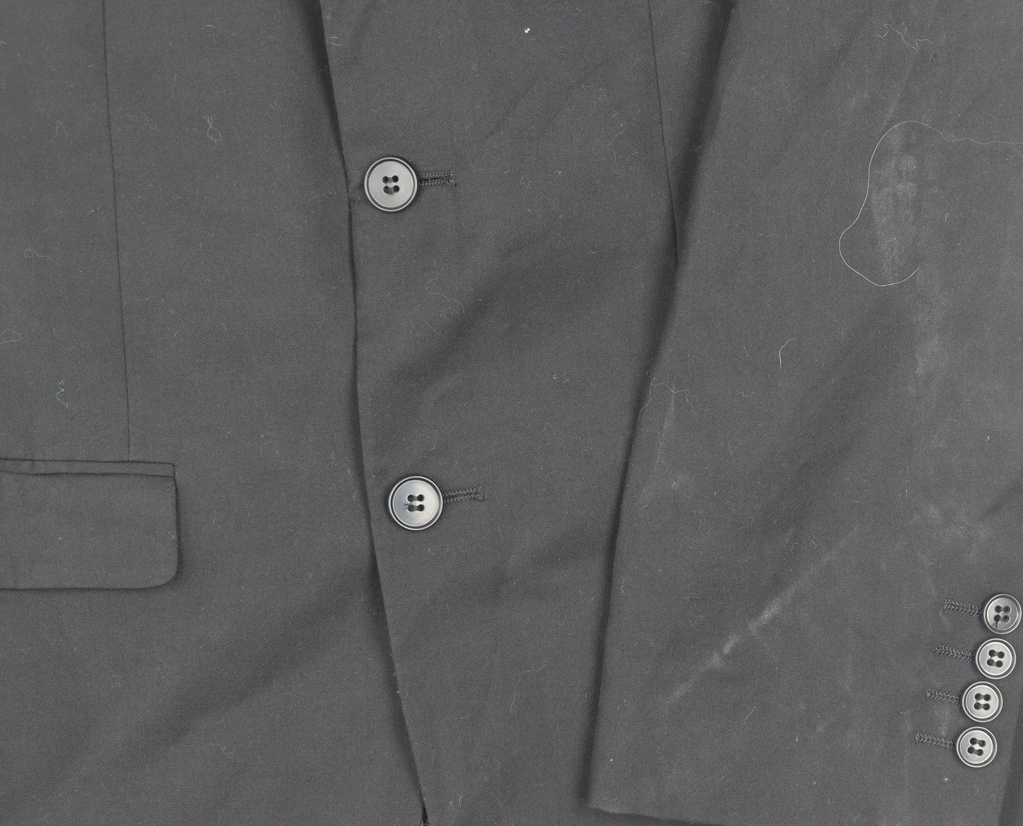 Marks and Spencer 1860 Limited Collection Men's Black 40R Slim Fit Two Button Shawl Lapel Blazer