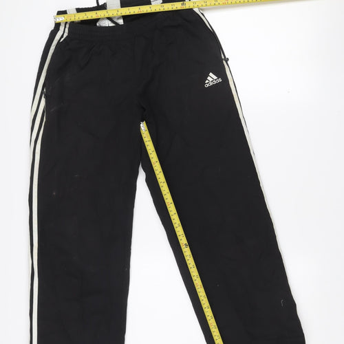 Adidas Men's Black M Track Pants Quick Dry Sports Trousers