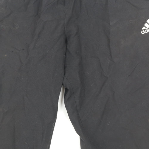 Adidas Men's Black M Track Pants Quick Dry Sports Trousers