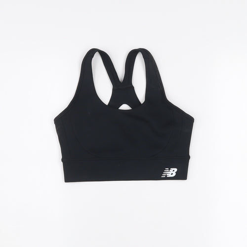 New Balance Women's Black Racerback Sports Bra Size 10
