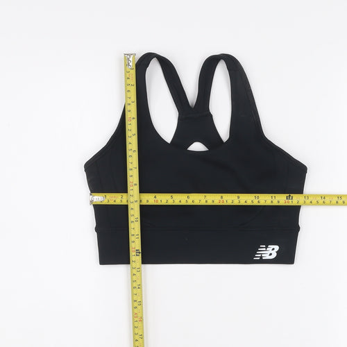 New Balance Women's Black Racerback Sports Bra Size 10