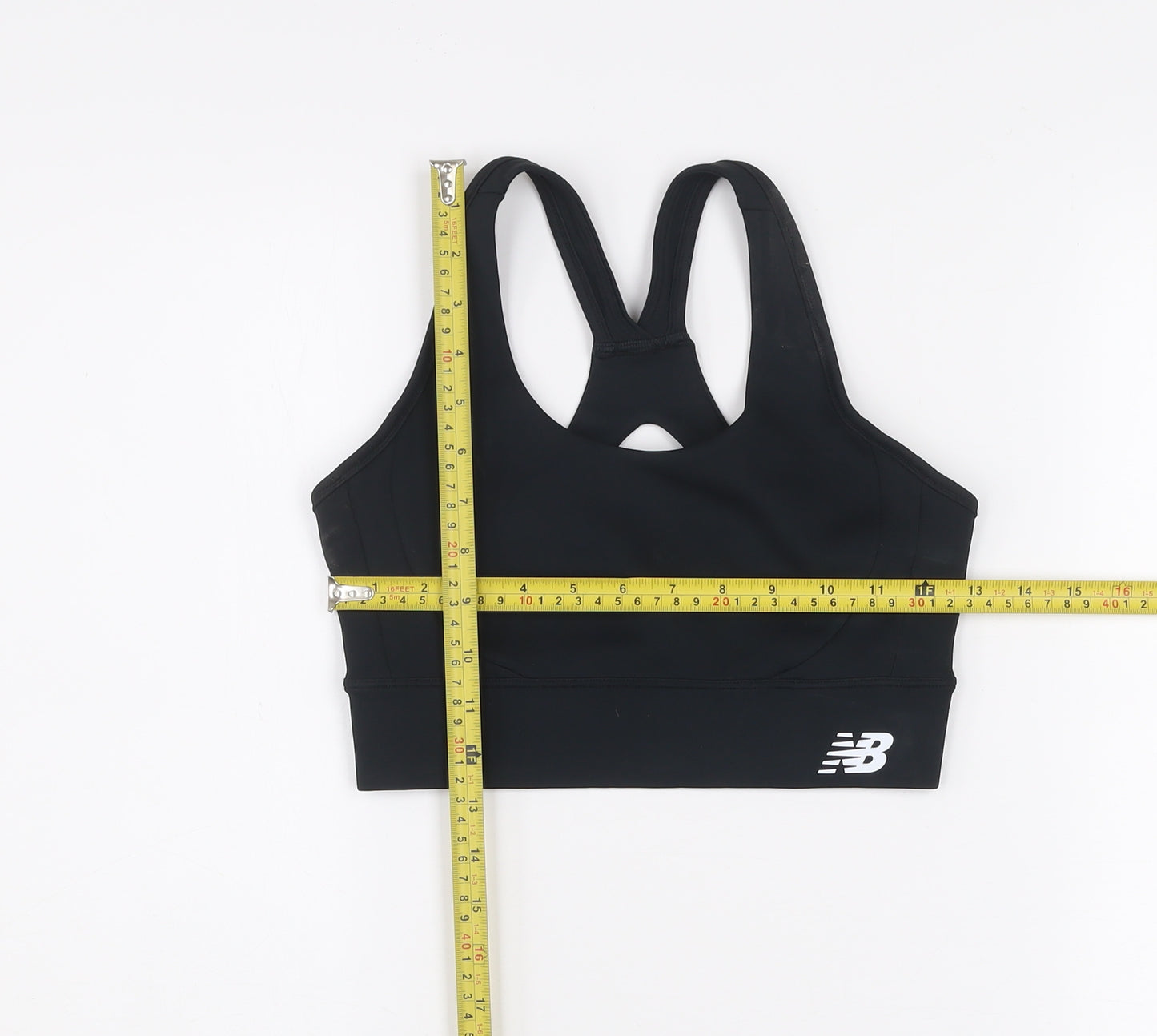 New Balance Women's Black Racerback Sports Bra Size 10