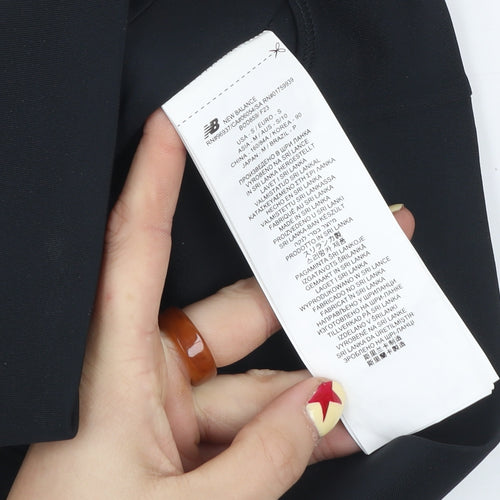 New Balance Women's Black Racerback Sports Bra Size 10