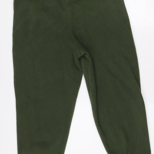 ASOS Design Men's Green Fleece Jogger Trousers Size M Relaxed Fit