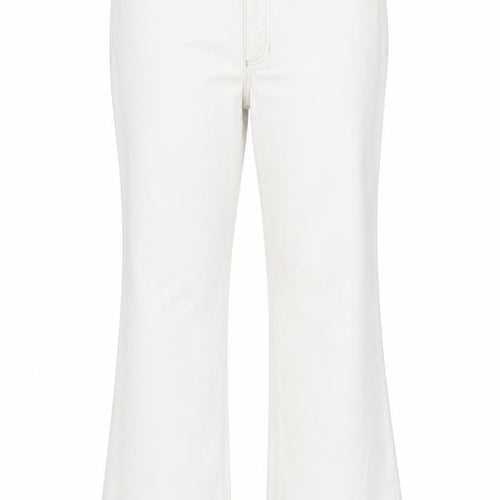 MAC Women’s White Straight Leg Jeans Size 14 Cotton Blend
