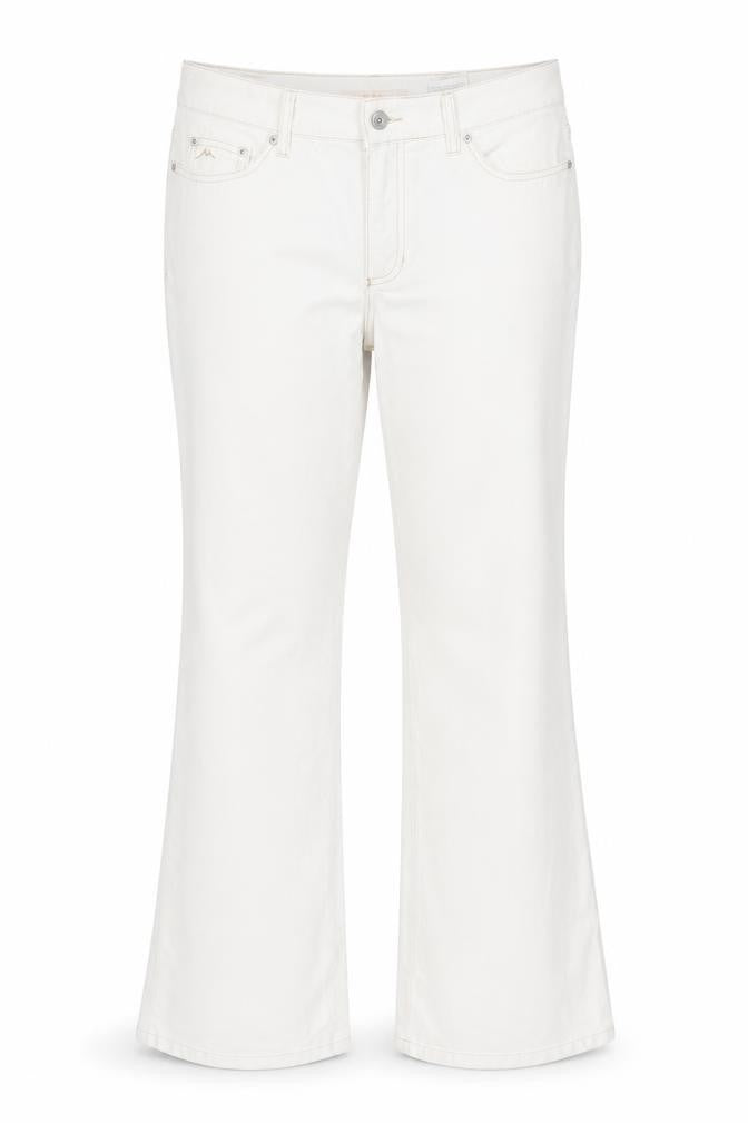 MAC Women’s White Straight Leg Jeans Size 14 Cotton Blend