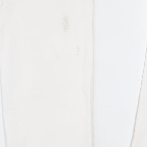 MAC Women’s White Straight Leg Jeans Size 14 Cotton Blend