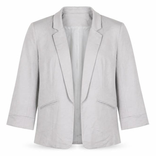Aftershock London Women’s Grey Size 12 Classic Tailored Blazer